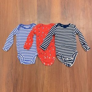 Baby boy, newborn, long-sleeved onesies